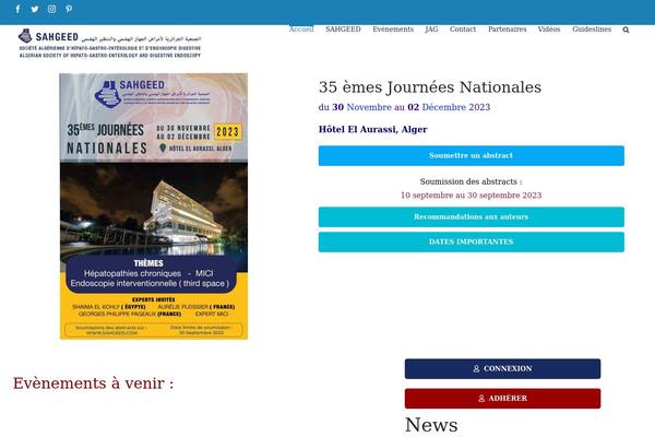 Site using The Events Calendar plugin