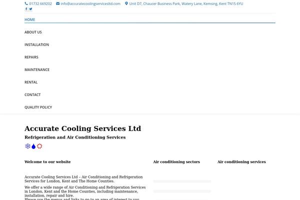 WordPress website example screenshot