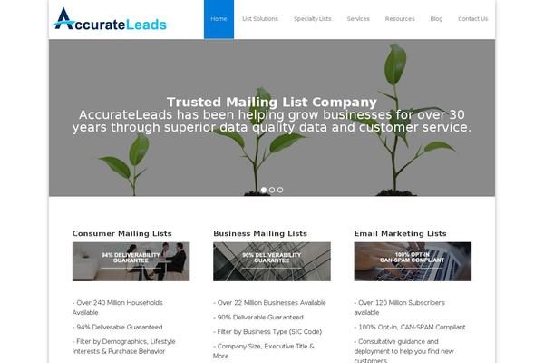 accurateleads.com site used Navigation-pro