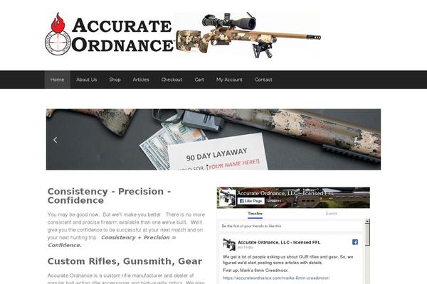 accurateordnance.com site used GeneratePress