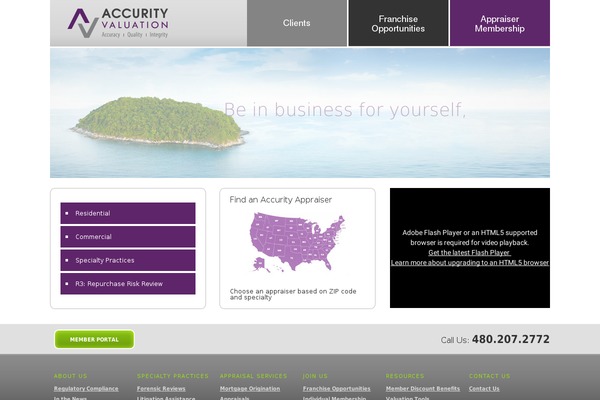 accurityvaluation.com site used Accurity