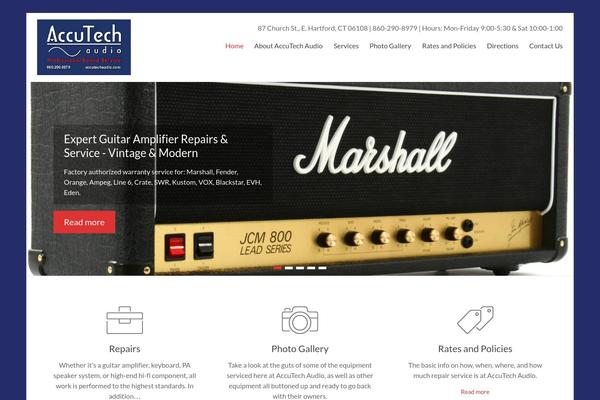 Spacious theme site design template sample