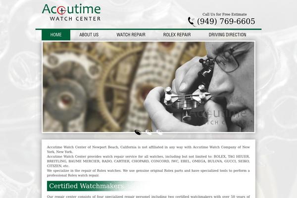 accutimewatchcenter.com site used Accutime