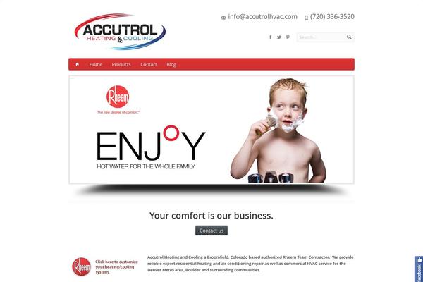 Aqua theme site design template sample