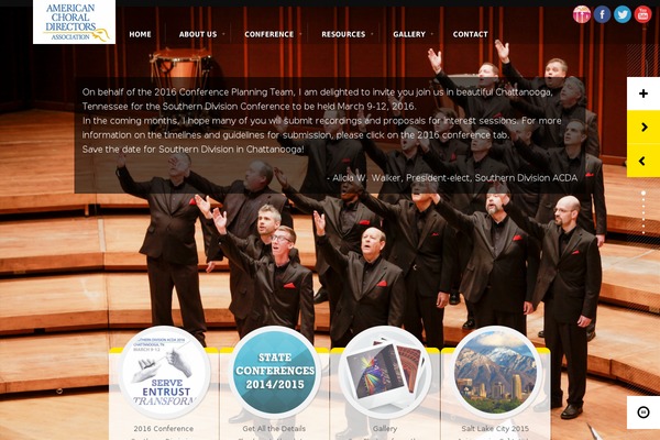 acdasouthern.org site used Acda