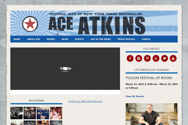 aceatkins.com site used Ace-atkins
