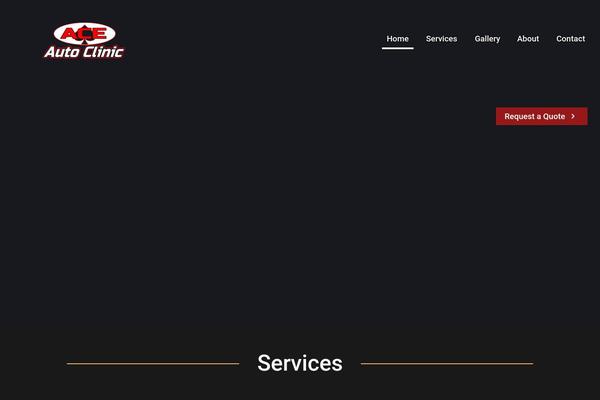 WordPress website example screenshot