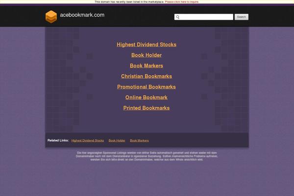 Parabola theme site design template sample
