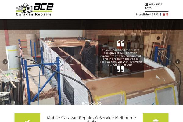 acecaravanrepairs.com.au site used Ace-caravan