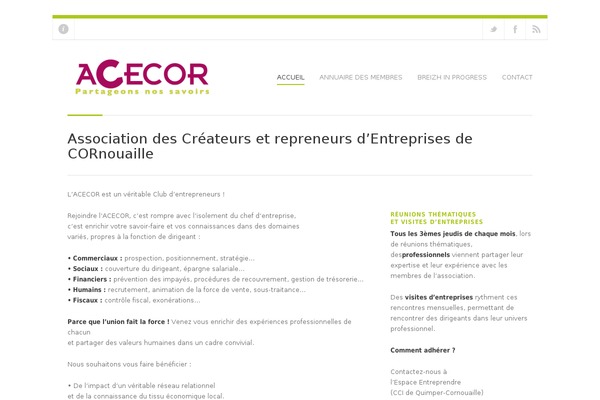 WordPress website example screenshot