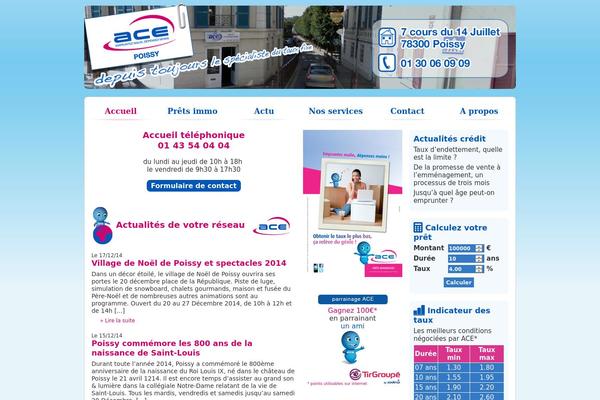 acecredit-poissy.com site used Acebluesky