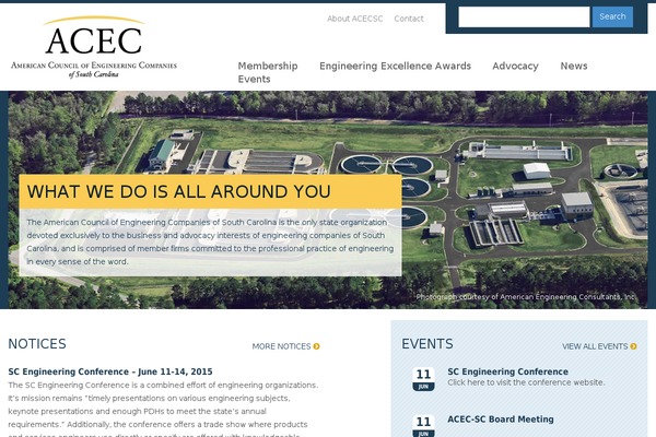 acecsc.org site used Acec