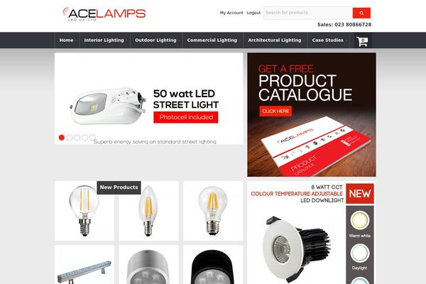 acelamps.com site used Superstore
