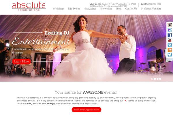 Absolute theme site design template sample