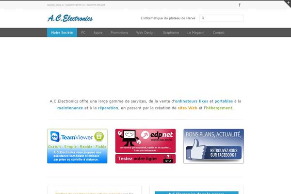 WordPress website example screenshot