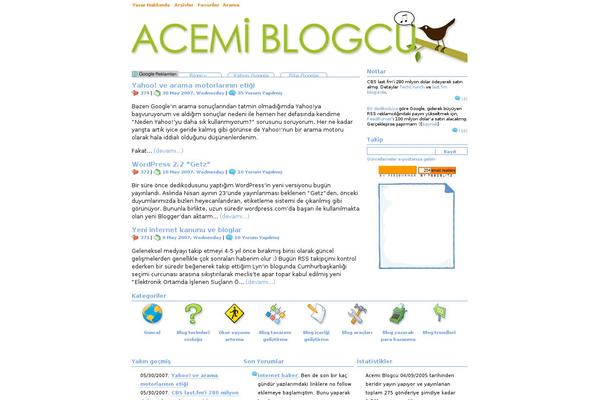 acemiblogcu.com site used Channing