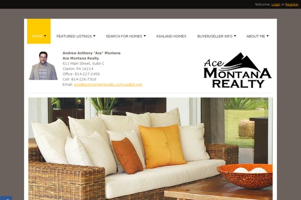 RealEstate theme site design template sample