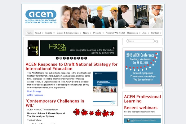 acen.edu.au site used Acen2017