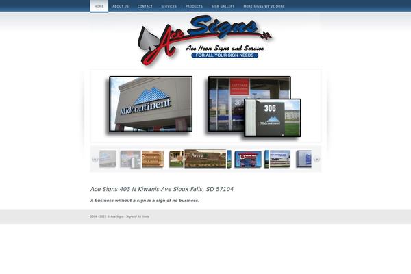 aceneonsigns.com site used Acesigns