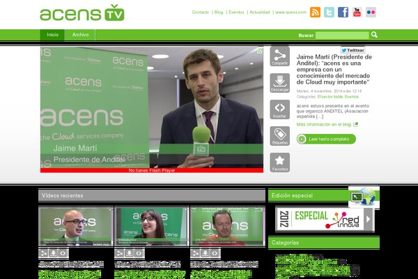 acens.tv site used Acenstv