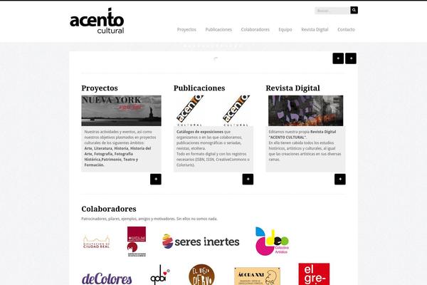 acentocultural.com site used Acento