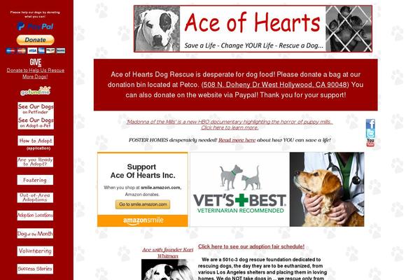 aceofheartsdogs.com site used Partnerprogramm