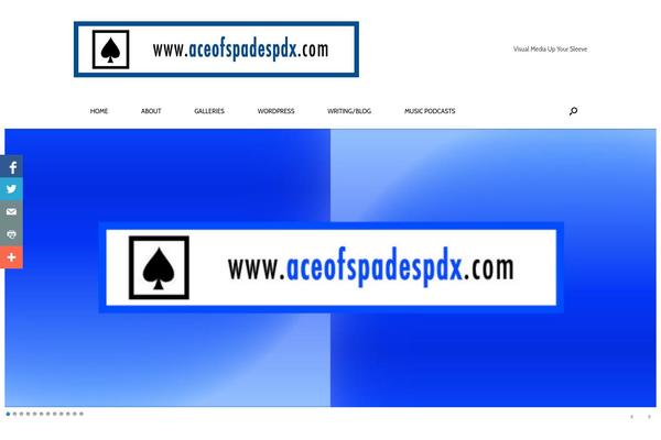 Vantage theme site design template sample