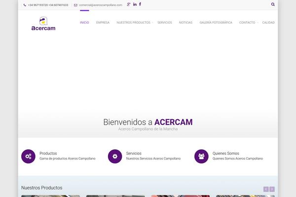 aceroscampollano.com site used Acercam