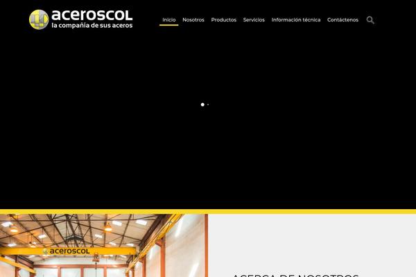 aceroscol.com site used Aceroscol-theme