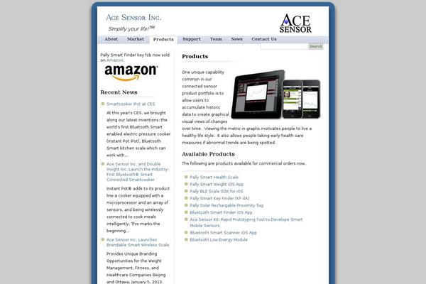 acesensor.com site used Ace-star