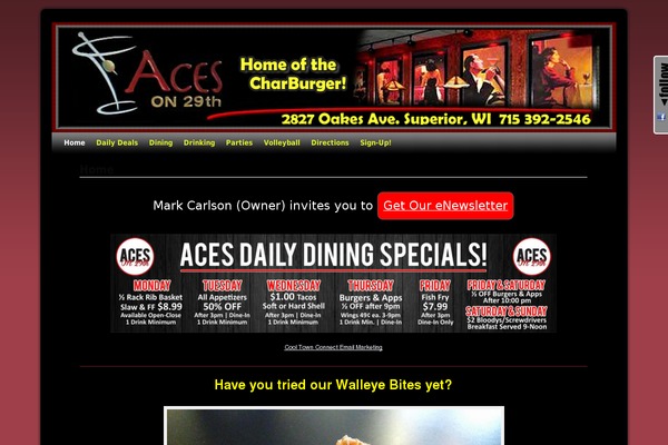WordPress website example screenshot