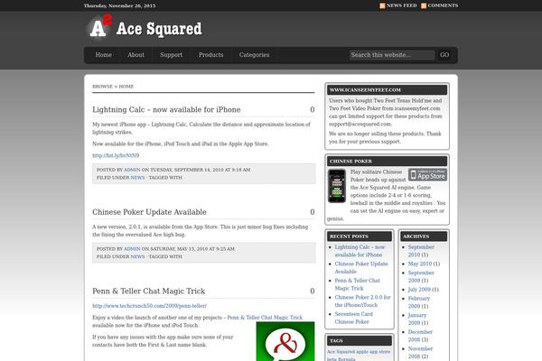 acesquared.com site used Streamline_b01