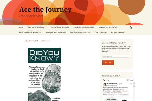 Twenty Thirteen theme site design template sample