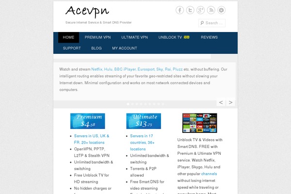 acevpn.com site used Acevpn