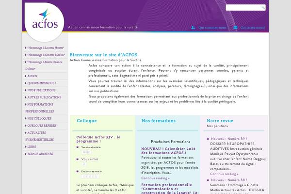 acfos.org site used Acfos3