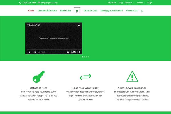 Divi theme site design template sample