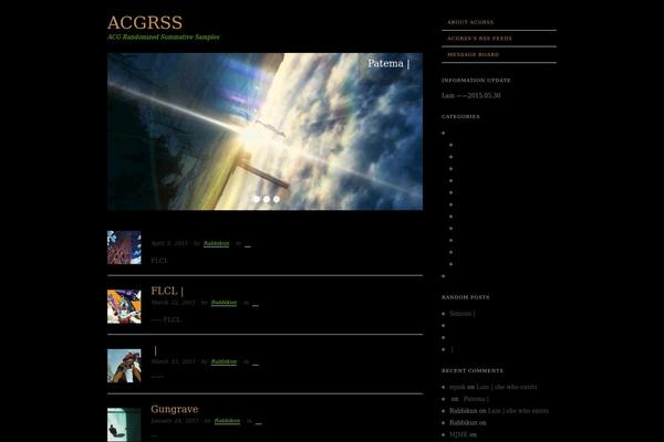 acgrss.com site used Ascetica_wide
