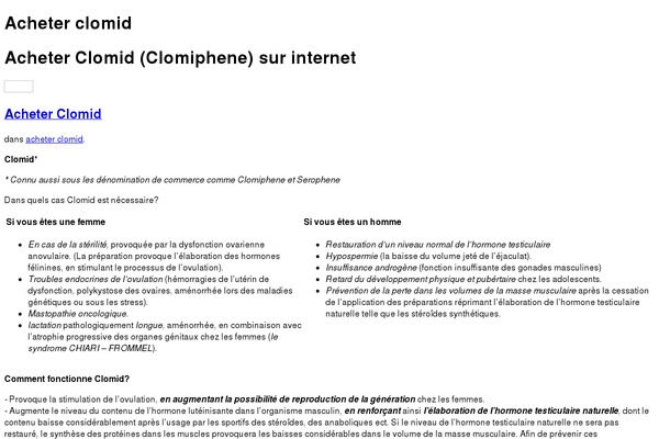 acheterclomid.fr site used Response