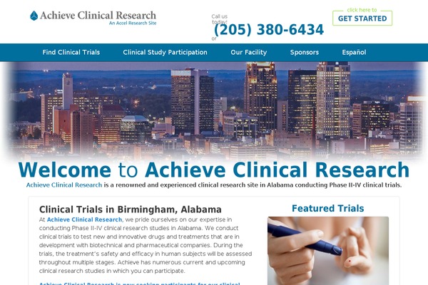 achieveclinical.com site used Acr