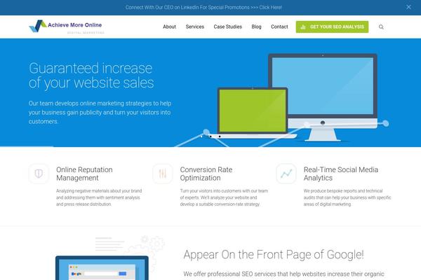 SEOWP theme site design template sample