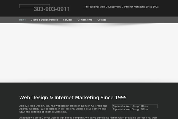 WordPress website example screenshot