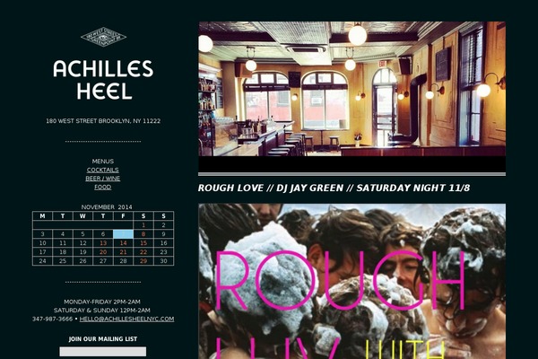 achillesheelnyc.com site used Achilles