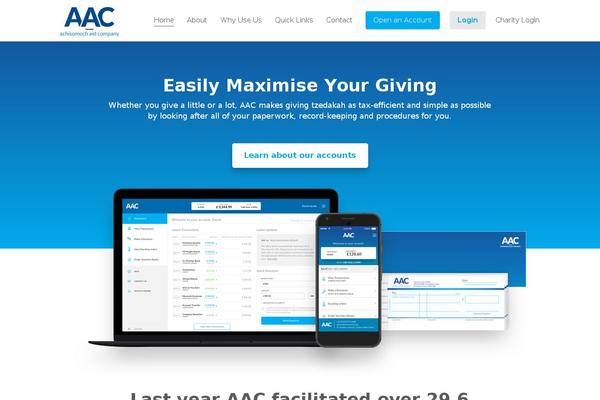 Aac theme site design template sample