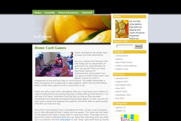 WordPress website example screenshot