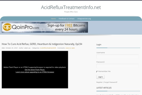acidrefluxtreatmentinfo.net site used Preference Lite