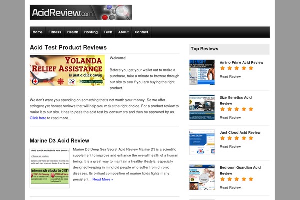 Readyreview theme site design template sample