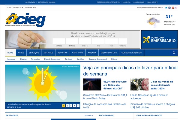 acieg.com.br site used Acieg