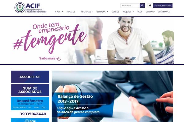 acif.org.br site used Acif