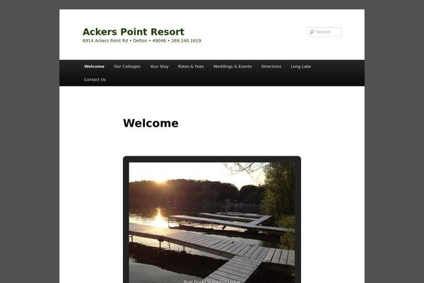 WordPress website example screenshot