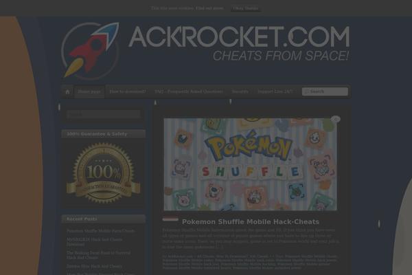 ackrocket.com site used Ackrocket